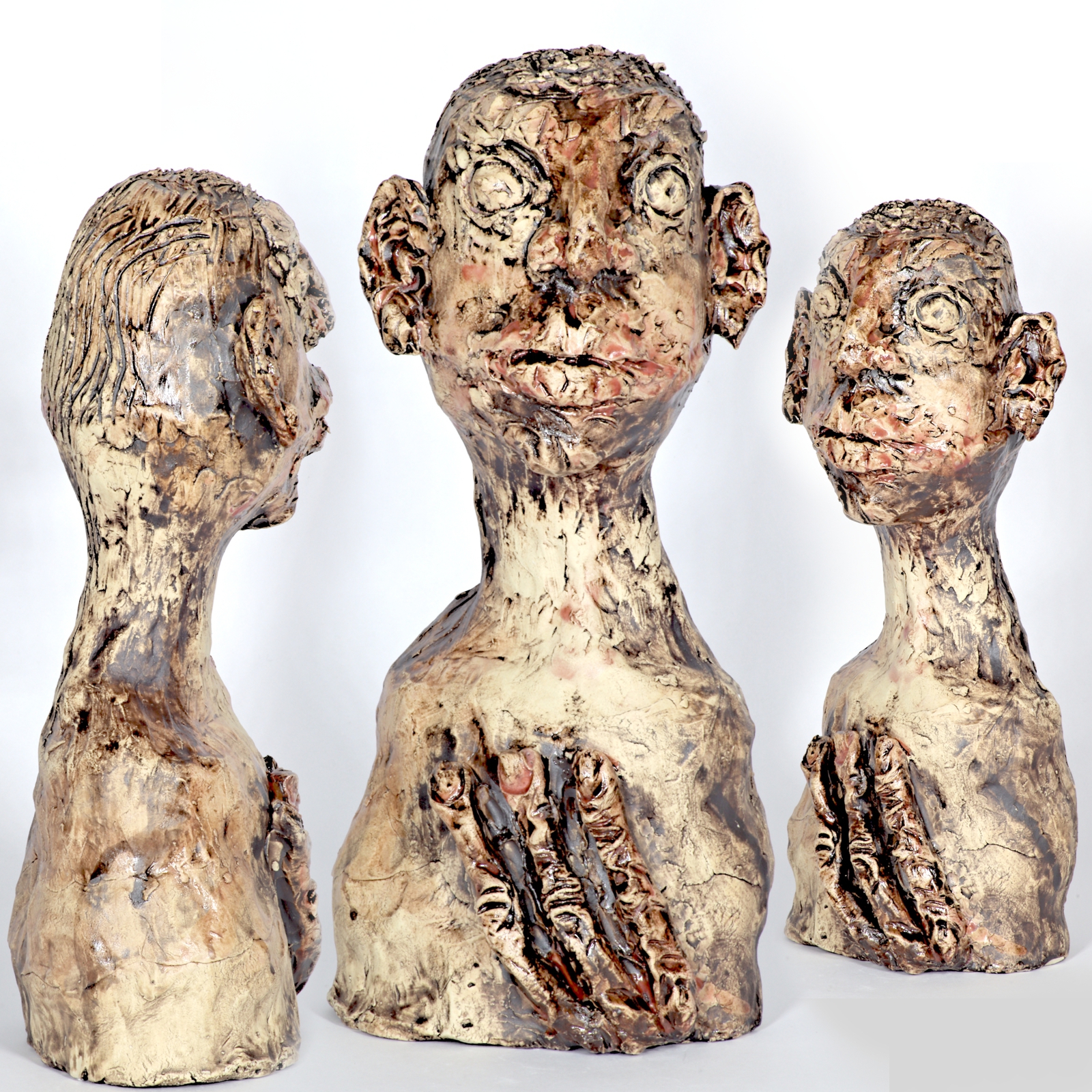 Sculpture, Bust, Ceramics